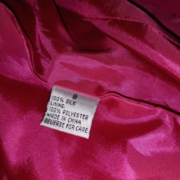 TRAVIS AYERS MAXI SKIRT  SET  SIZE 8 PINK PRE-OWNED GOOD - Picture 3 of 14